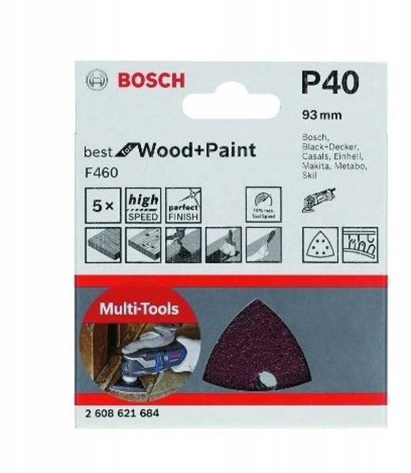 Λειαντικό πέλμα F460 BfWP, G40, 93mm