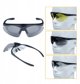 Okulary strzeleckie Wosport Black - 3 wymienne wizjery, pasek