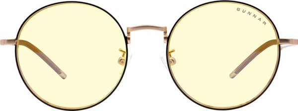 Γυαλιά Gunnar GUNNAR Optiks Ellipse Υπολογιστή - Κεχριμπαρένιος φακός, μαύρο/χρυσό