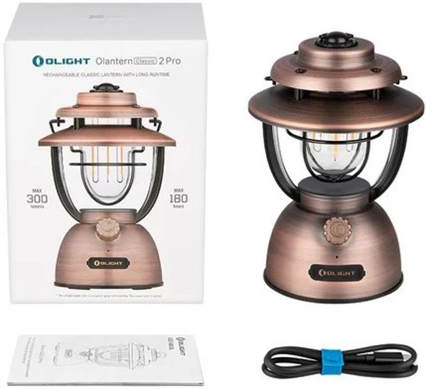 Φακός OLIGHT Olantern Classic 2 Pro Vintage καφέ