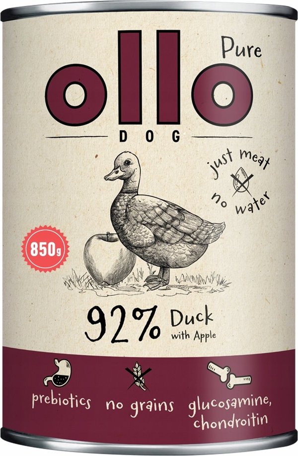Ollo Pure Πάπια με μήλο 850 g
