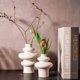 Olsen Home Στριφτό Κεραμικό Βάζο, Διακοσμητικό Βάζο Σετ 2 Τεμαχίων