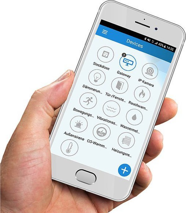 Olympia Olympia Prohome 8700 WLAN/GSM Alarmsystem, weiss