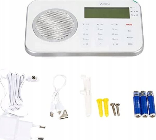 Olympia Olympia Prohome 8700 WLAN/GSM Alarmsystem, weiss