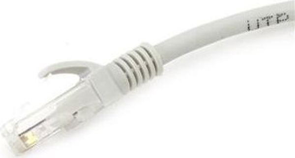 Omega Patchcord Cat5e 1m, Καλώδιο Δικτύου Ethernet, Λευκό, 43658