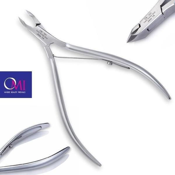 Omi Pro-Line Πένσα Επωνυχίων CB-101 Επαγγελματική, Κοπτικό 4mm, Ασημί