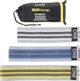 One Fitness Hip Band HB001 Σετ Λάστιχα Ενδυνάμωσης Γλουτών 3 Τεμάχια, Διαφορετικά Επίπεδα Αντίστασης, Πολύχρωμο