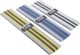 One Fitness Hip Band HB001 Σετ Λάστιχα Ενδυνάμωσης Γλουτών 3 Τεμάχια, Διαφορετικά Επίπεδα Αντίστασης, Πολύχρωμο
