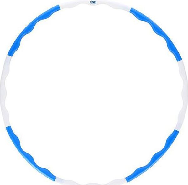 One Fitness HHP090 BLUE-WHITE HULA HOP 0,4KG 90CM ONE FITNESS