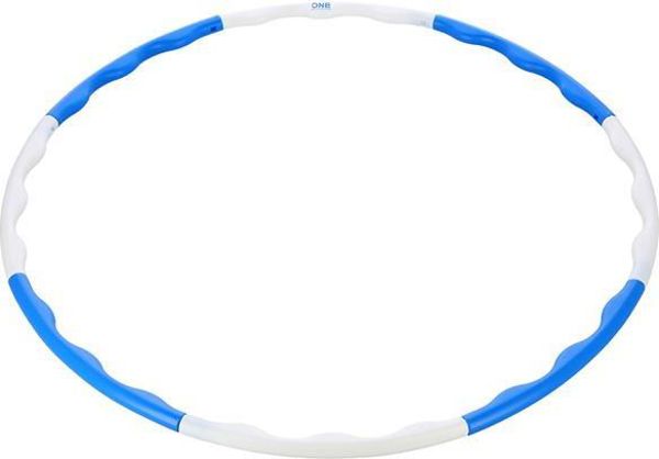 One Fitness HHP090 BLUE-WHITE HULA HOP 0,4KG 90CM ONE FITNESS