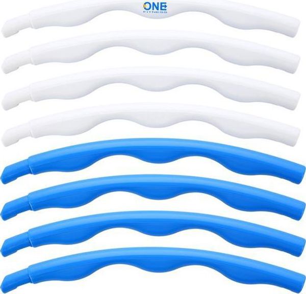One Fitness HHP090 BLUE-WHITE HULA HOP 0,4KG 90CM ONE FITNESS
