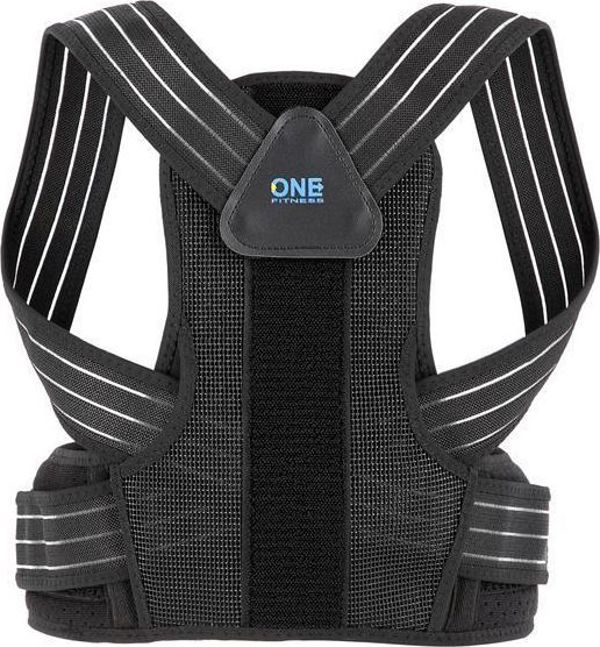 One Fitness KP207 HMS Σταθεροποιητής Στάσης Σώματος, Διορθωτής Πλάτης, Ρυθμιζόμενος, Μέγεθος M
