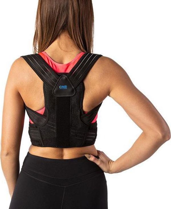 One Fitness KP207 HMS Σταθεροποιητής Στάσης Σώματος, Διορθωτής Πλάτης, Ρυθμιζόμενος, Μέγεθος M