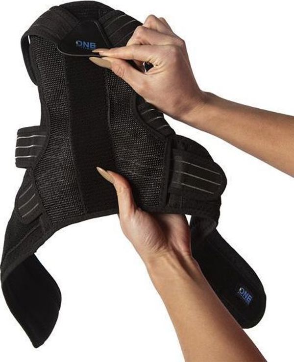 One Fitness KP207 HMS Σταθεροποιητής Στάσης Σώματος, Διορθωτής Πλάτης, Ρυθμιζόμενος, Μέγεθος M