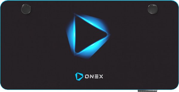 Onex | Gaming desk | GDE1200SH | Black/Blue