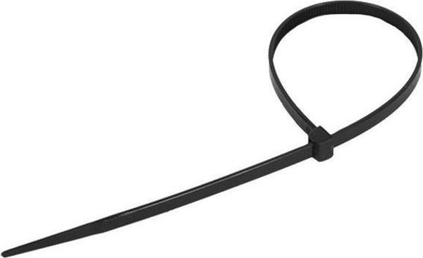 OPASKA KABLOWA 100SZT. NYLON CZARNA 7.6*300MM