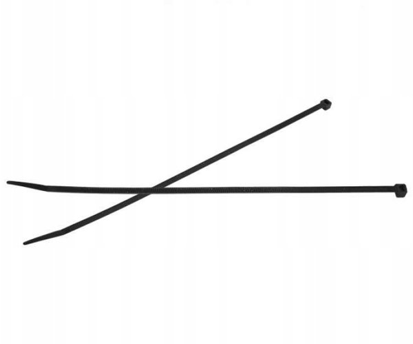 Opaski zacisk. 15cm x 3,6mm/100szt czarne