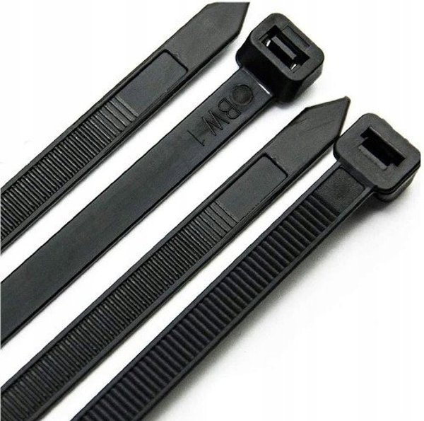 Opaski zacisk. 15cm x 3,6mm/100szt czarne
