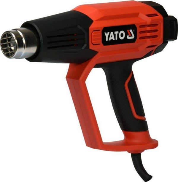 Πιστόλι Θερμού Αέρα Yato YT-82295 2000W με 3 Ταχύτητες & 5 Ακροφύσια, Έως 600°C