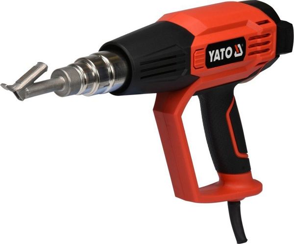 Πιστόλι Θερμού Αέρα Yato YT-82295 2000W με 3 Ταχύτητες & 5 Ακροφύσια, Έως 600°C