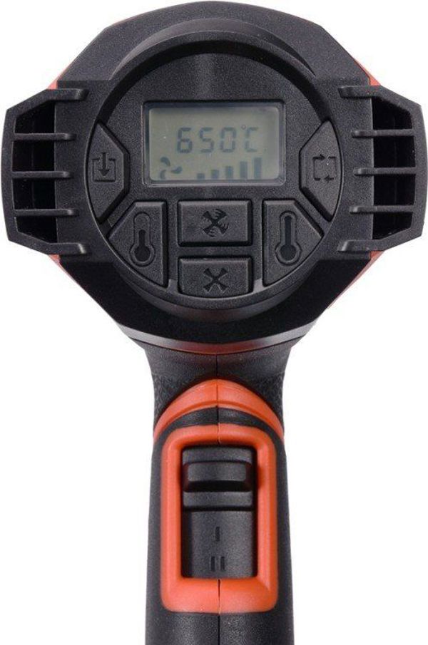Yato Πιστόλι Θερμού Αέρα 1600W YT-82296 με Οθόνη LCD και 5 Εξαρτήματα
