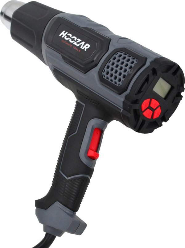 Θερμοπίστολο Hoozar 2000W με Οθόνη LCD, Ρύθμιση Θερμοκρασίας & Αξεσουάρ