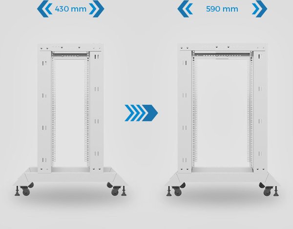 OPEN RACK 19" 32U 600X800 SZARY LANBERG