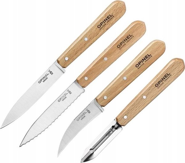 Opinel Σετ 4 Βασικών Μαχαιριών Natural - 8208133