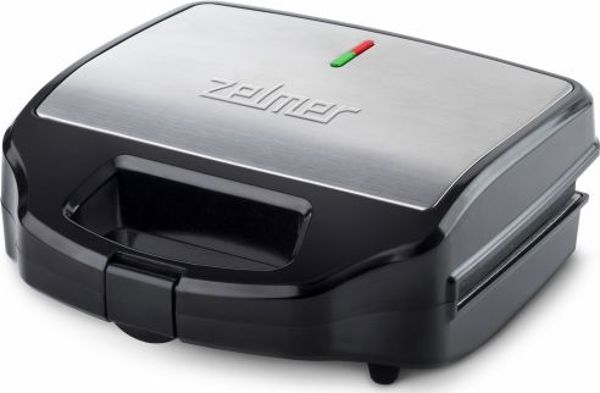 Zelmer ZSM 7900 Τοστιέρα 3 σε 1 με 900W, Αντικολλητικές Πλάκες για Σάντουιτς, Γκριλ & Βάφλες, Inox/Μαύρο