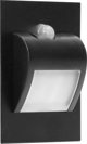 Φωτιστικό Σκάλας Orno Draco LED 1.5W 12VDC 30lm 6000K, Εντοιχισμένο με Αισθητήρα Κίνησης και Σούρουπου, Μαύρο AD-OS-6164LR6/B
