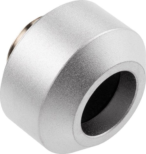 Optimus Σύνδεσμος Σκληρού Σωλήνα 12mm για Υδρόψυξη, Ασημί