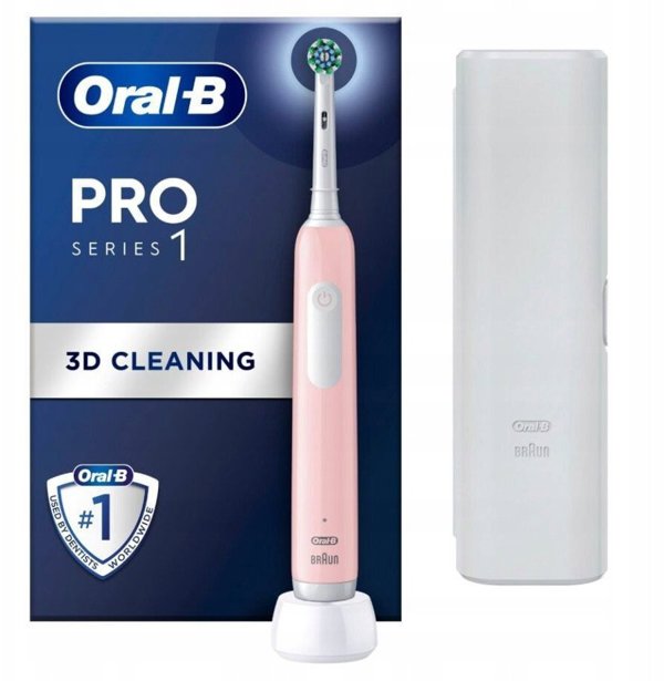 Oral-B Pro Series 1 electric toothbrush, pink