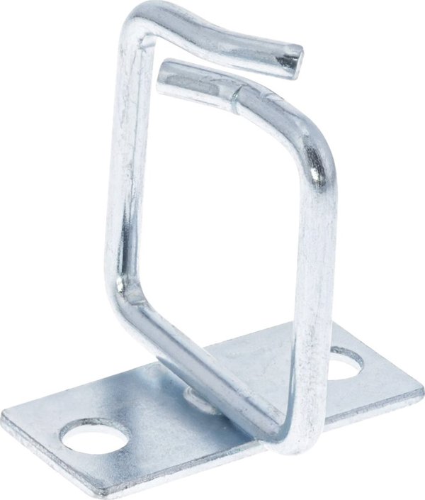 Organizer Triton InLine® Cable bracket, metal, zinc plated, 80x80mm