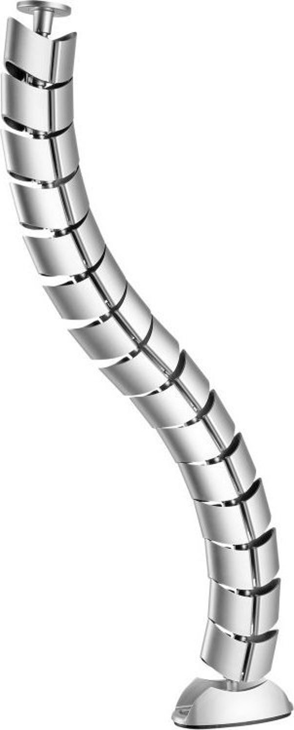 InLine Κανάλι Καλωδίων Γραφείου Flexible, 2 Θαλάμων, 80cm, Ασημί (59997B)