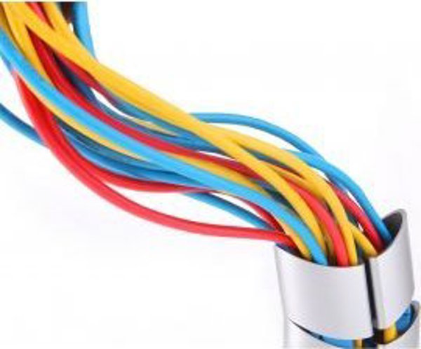 InLine Κανάλι Καλωδίων Γραφείου Flexible, 2 Θαλάμων, 80cm, Ασημί (59997B)