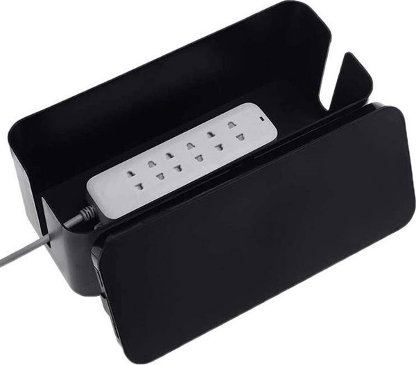 Organizer Aptel για Καλώδια 23,5x11,5x12cm Μαύρο AG963