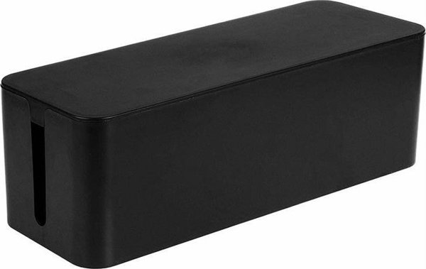 Organizer Aptel για Καλώδια 23,5x11,5x12cm Μαύρο AG963