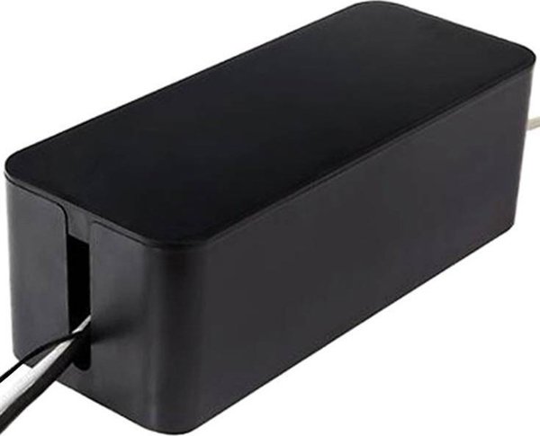 Organizer Aptel για Καλώδια 23,5x11,5x12cm Μαύρο AG963
