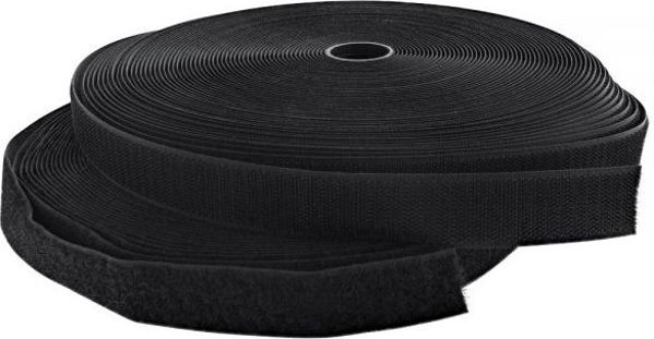 InLine Αυτοκόλλητο Velcro Cable Organizer, Δέστρα Καλωδίων 25mm, Μαύρο, 1τμχ