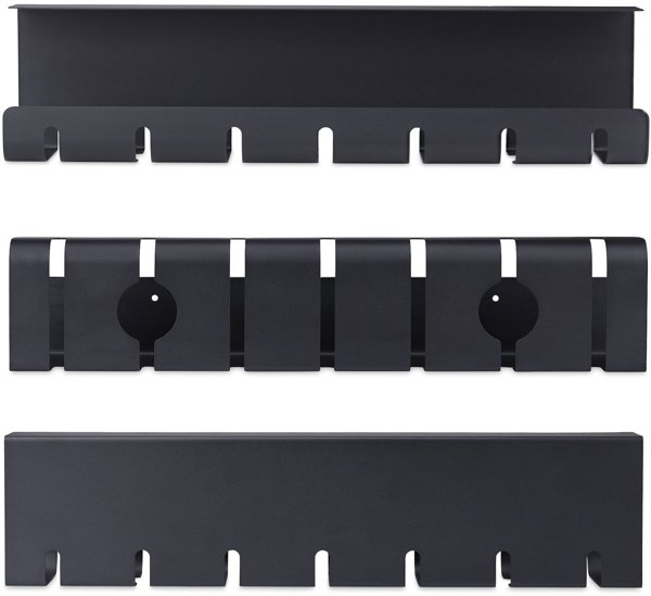 StarTech Κανάλι Οργάνωσης Καλωδίων Γραφείου, Under Desk Cable Tray, 106 cm, Μαύρο Μεταλλικό