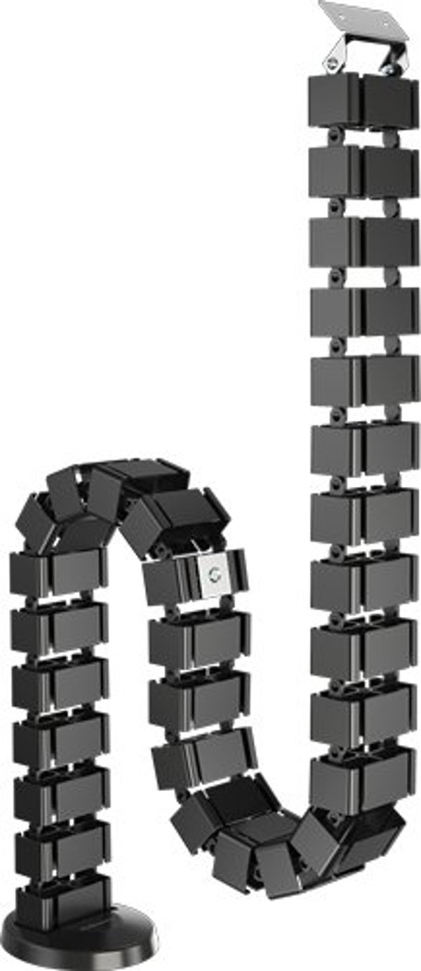 Organizer Fellowes Fellowes Kabelwirbelsäule 128,8x12,9cm magnetisch schwarz