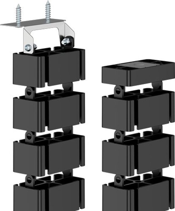 Organizer Fellowes Fellowes Kabelwirbelsäule 128,8x12,9cm magnetisch schwarz