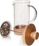 Orion Γυάλινη Κανάτα French Press 0,4L - Καφετιέρα και Τσαγιέρα με Έμβολο