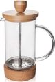 Orion Γυάλινη Κανάτα French Press 0,4L - Καφετιέρα και Τσαγιέρα με Έμβολο