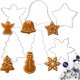 Orion Σετ 6 Κουπάτ Μπισκότων Εορταστικά, από Ατσάλι, Κατάλληλα για Πλυντήριο Πιάτων