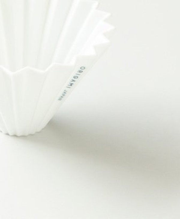 Origami Dripper S White - Κεραμικός Dripper Καφέ για V60, Λευκό