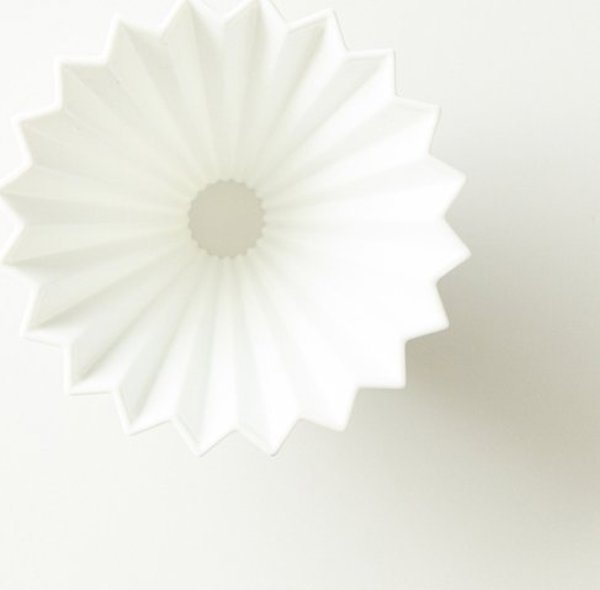 Origami Dripper S White - Κεραμικός Dripper Καφέ για V60, Λευκό