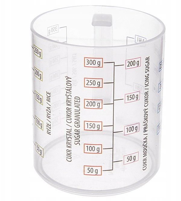 Orion Πλαστική Κούπα Με Μεζούρα Κουζίνας 250ml Για Χύμα Υλικά & Μαγείρεμα
