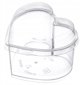 Orion Σετ 4 Ποτήρια Finger Food Σε Σχήμα Καρδιάς με Καπάκια 130ml