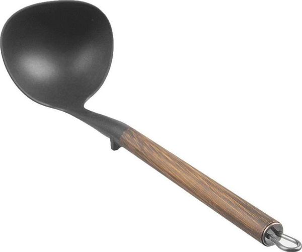 Orion Κουτάλα Θερμοπλαστική, Wooden Design, Για Σούπα ή Σάλτσα